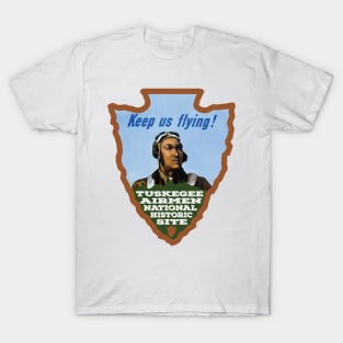 Tuskegee Airmen National Historic Site arrowhead T-Shirt